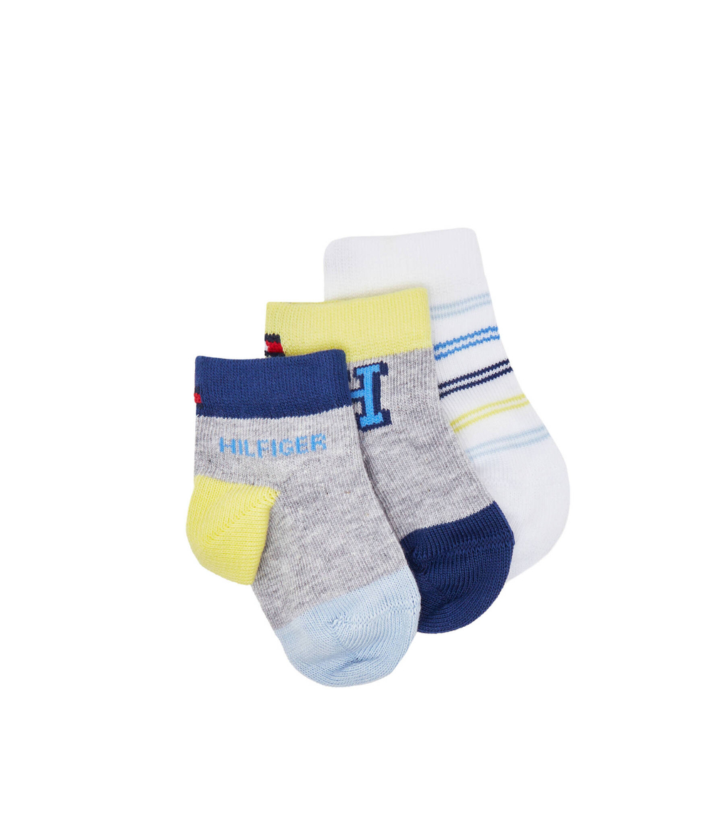 Носки 3 пары Tommy Hilfiger - серый(701227328)