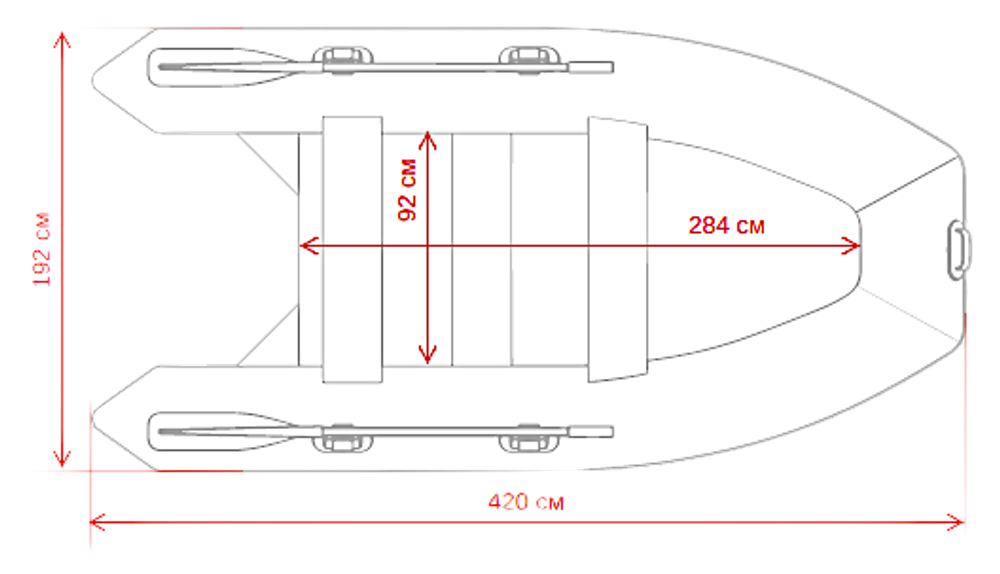 Лодка ПВХ Gladiator AirPro E420Pro НДНД -