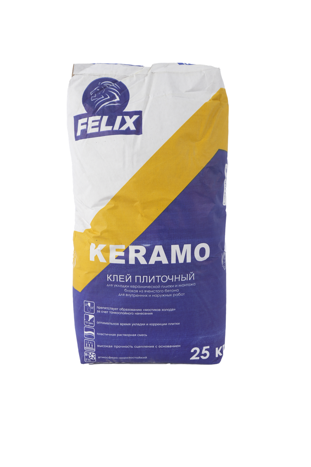КЛЕЙ FELIX ПЛИТОЧНЫЙ KERAMO 25КГ