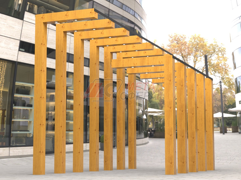 Навес Сенди с подсветкой