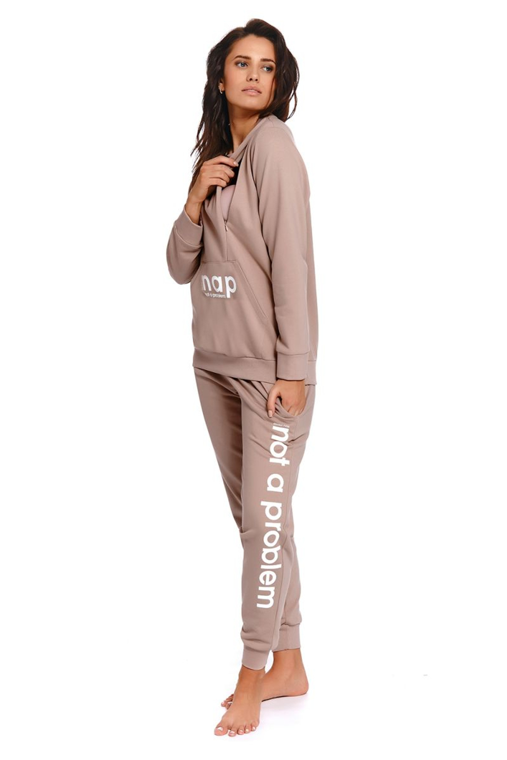 Стильный свитшот для беременных и кормящих мам (Размер: M) (Цвет: черный)