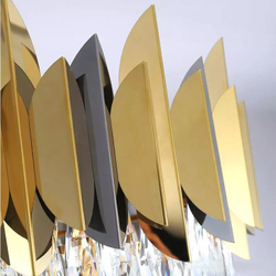 Люстра Jadorel L5+3 gold/black