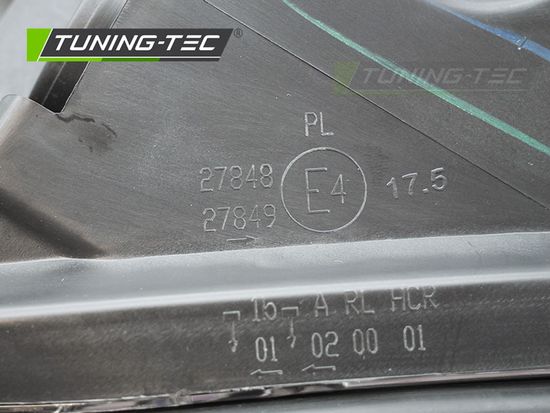 HEADLIGHT BLACK LEFT SIDE TYC fits MERCEDES W176 12-18