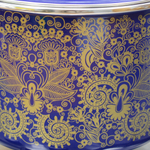 Кастрюля 5,5л "Узор" синяя