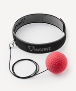 Мяч боевой IN24-FB102 на резинке, красный