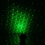 Световой прибор Лазер уличный, 4 картинки, корпус метал. XL-058 (220V)