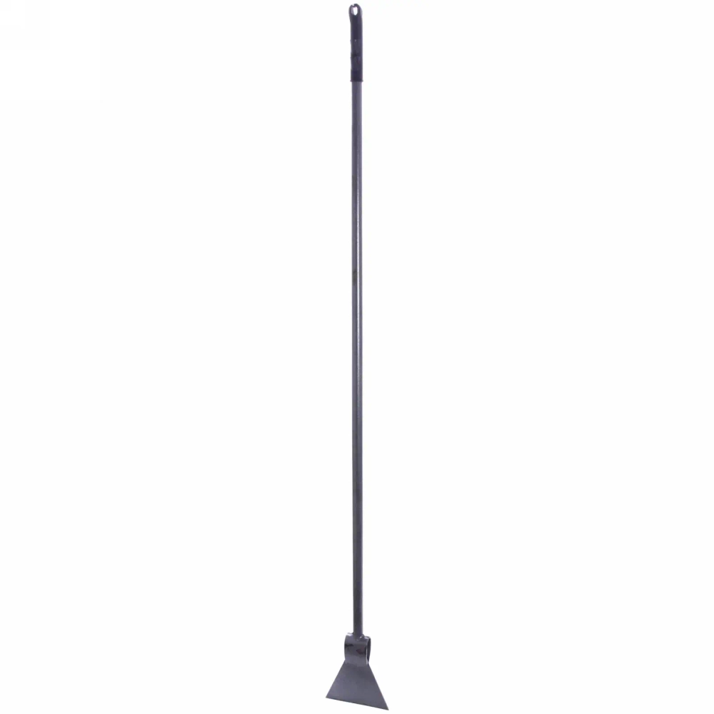 Ледоруб с топором 155*1350 мм, сварной, с металлическим черенком и пластиковой ручкой