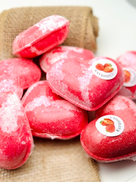 Бомба-Сердце (XL) «Клубника»