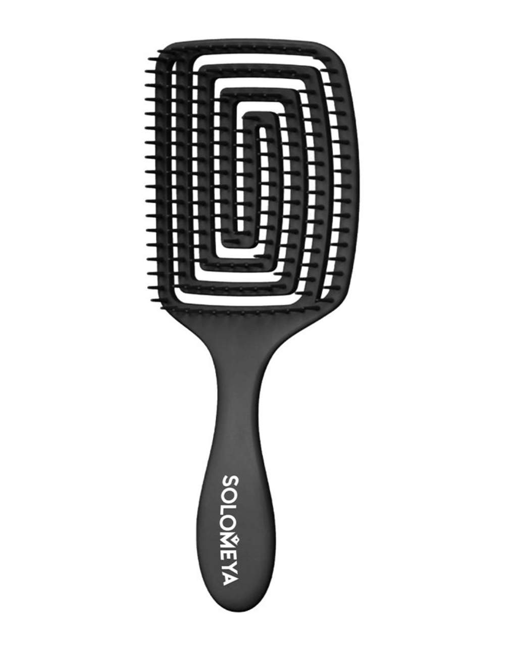 [Solomeya] Расческа для сухих и влажных волос АРОМАТ ВИНОГРАДА Wet Detangler Brush Paddle Grape, 1шт