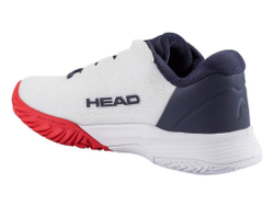 Детские теннисные кроссовки Head Revolt Pro 5.0 - white/navy