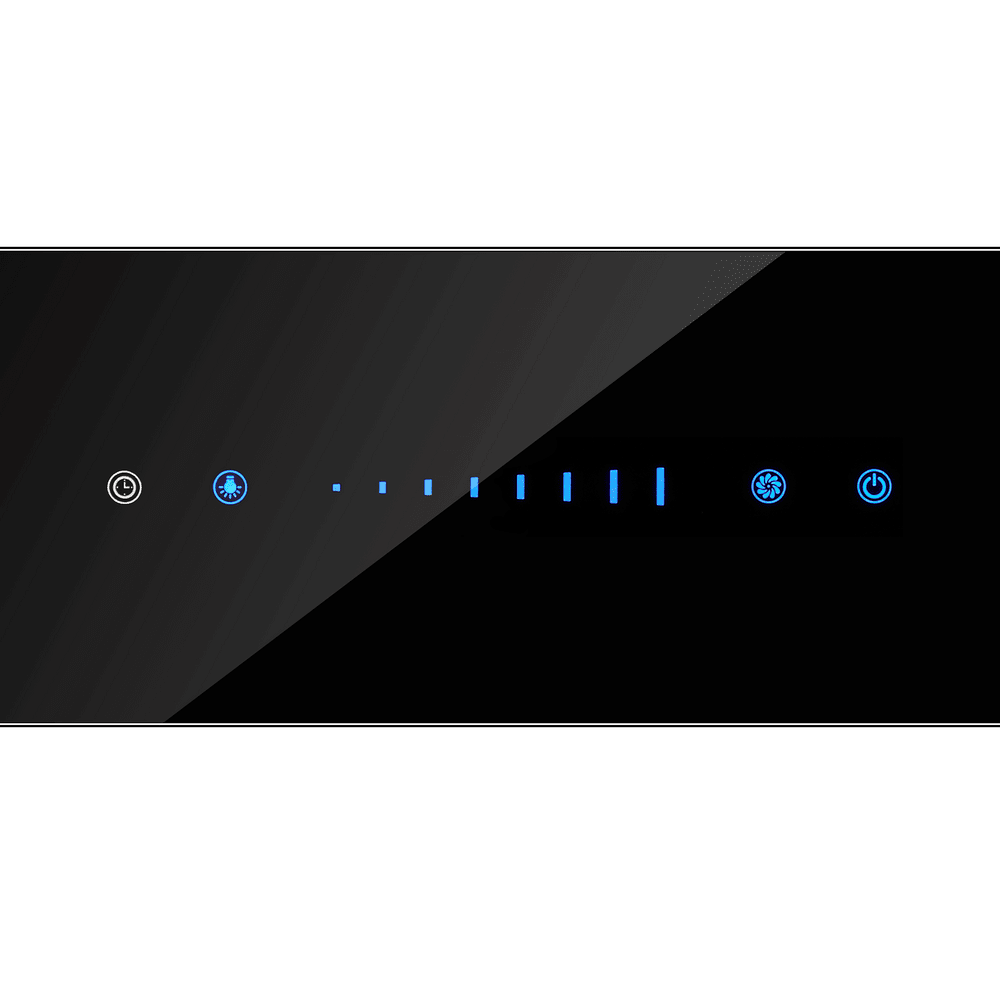 Кухонная вытяжка встраиваемая в столешницу MAUNFELD Prestige 90 чёрный