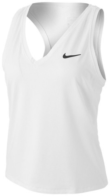 Женский топ теннисный Nike Court Dri-Fit Victory Tank W - белый