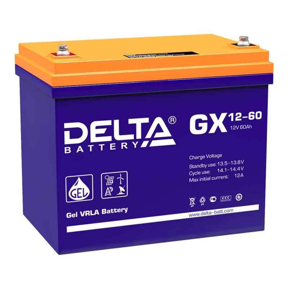 GX 12-60 аккумулятор Delta