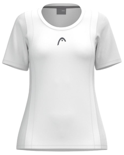 Футболка для девочки теннисная Head Girls Club 25 Tech - белый