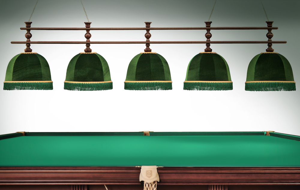 Лампа Аристократ-Люкс 2 5пл. ясень (№2,бархат зеленый,бахрома желтая,фурнитура золото)