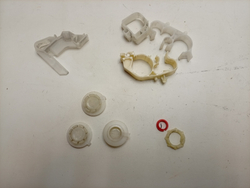 FE925N кт21 Пластиковый крепеж, защёлки и заглушки для стиральной машины Zanussi б/у