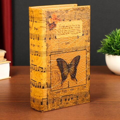 Сейф книга "Музыка" кожзам 21х13х5 см 521828