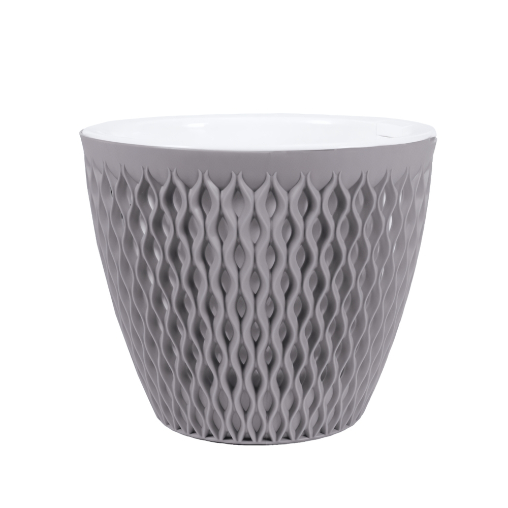 Кашпо "Версаль" (1,6л.) Цв. Серый жемчуг