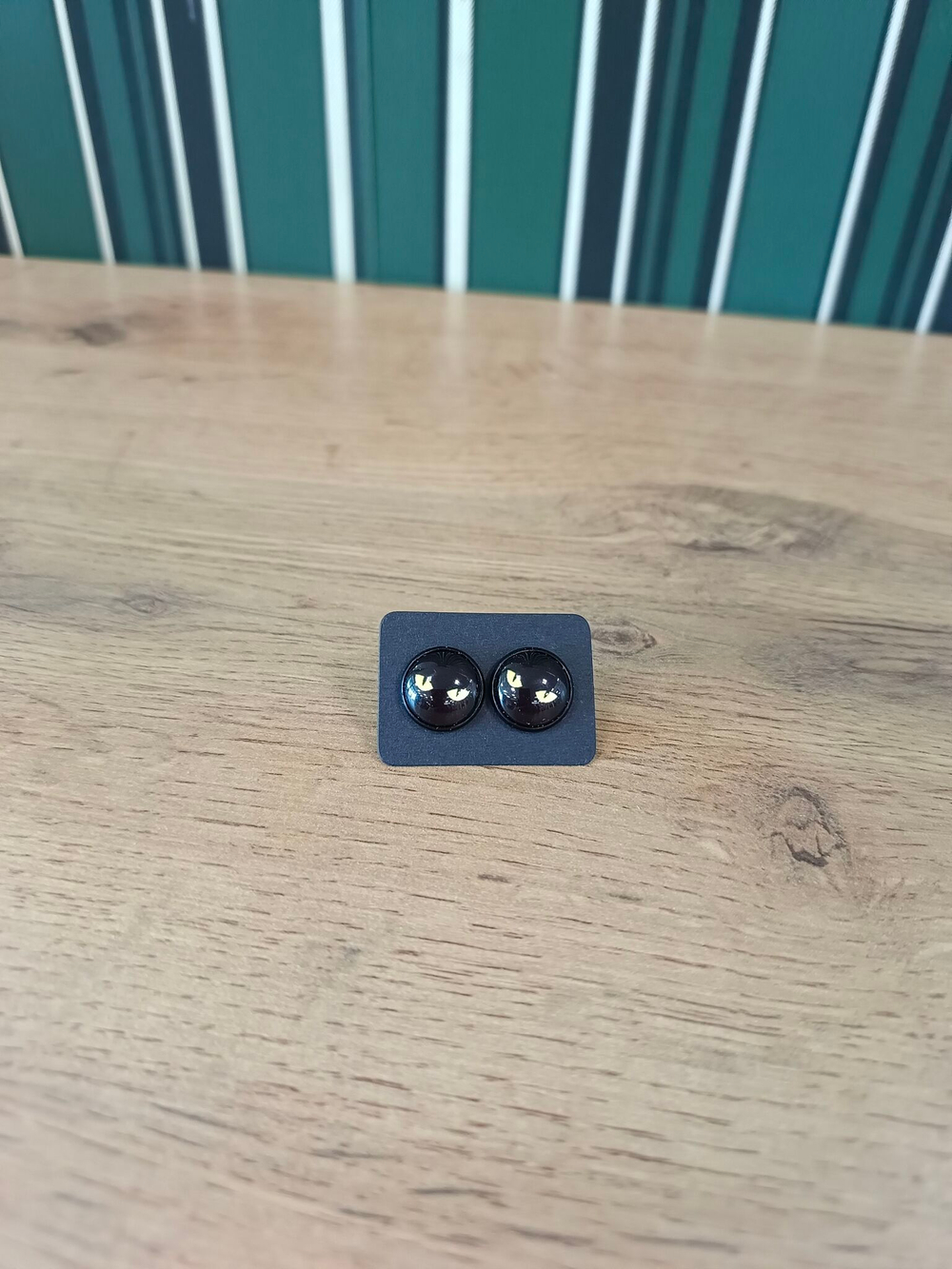 Серьги с кабошонами. Ручной работы.