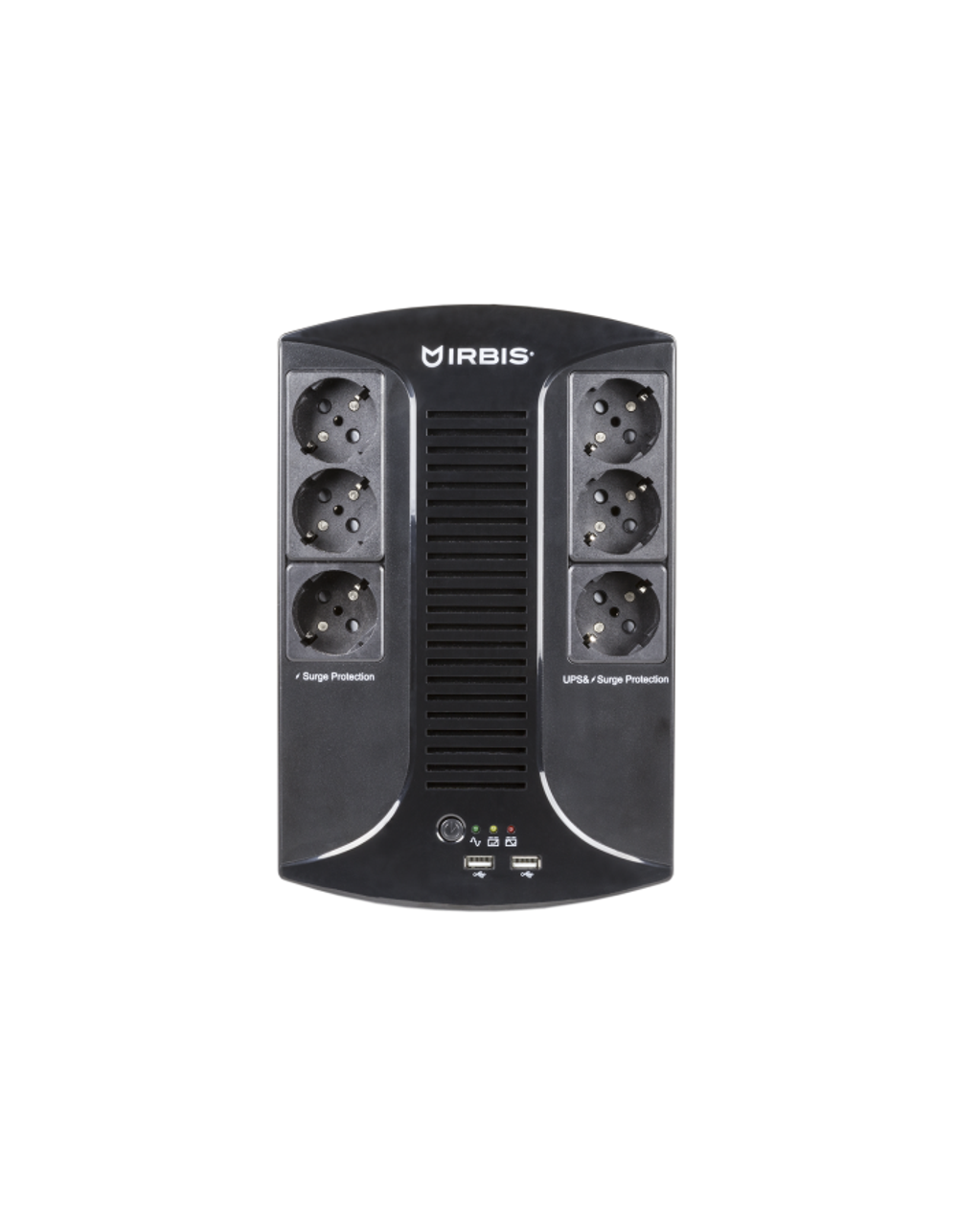Источник бесперебойного питания IRBIS UPS Personal plus  800VA/480W, AVR, 6xSchuko outlets(6 w battery support), 1 years warranty