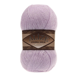 Пряжа Angora Gold Simli, 100 г, 500м, 20%шерcть,75%акрил,5% металлик (цена за 1 шт)