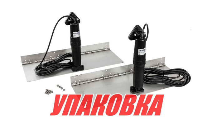 Комплект транцевых плит XKA (нерж.), 9x24 дюймов, без панели управления, Lectrotab (упаковка из 2 шт.)