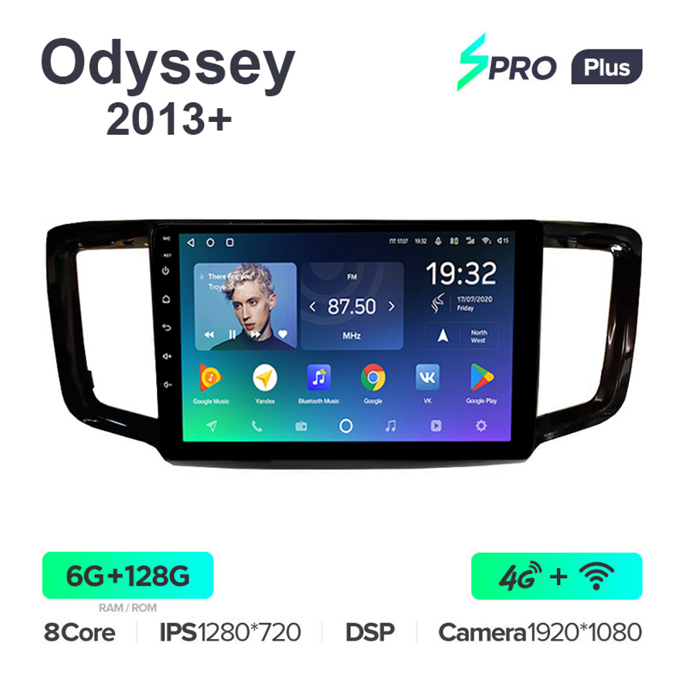 Teyes SPRO Plus 10,2"для Honda Odyssey, Pilot 2013+