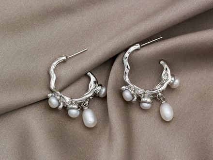 Серьги с жемчугом