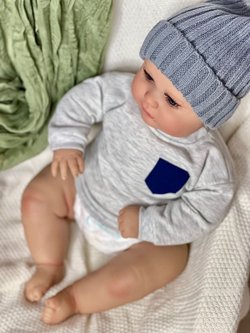 Кукла Реборн мягконабивная 55см (FA-820)