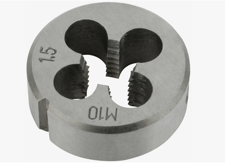 70828 Плашка метрическая легированная сталь 10х1,5мм