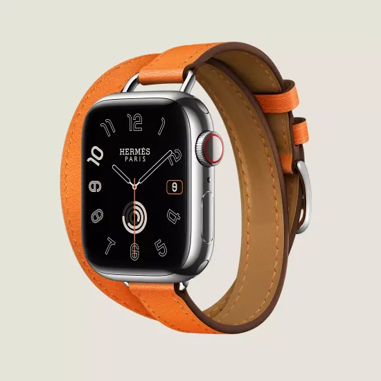 Apple Watch Hermès Series 9 41 mm  Apple Watch Hermès Double Tour  Attelage