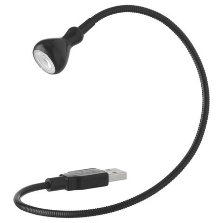 IKEA JANSJÖ  (ИКЕА ЙАНСЙÖ)  -  Светодиодная лампа USB, черная, 38 см
