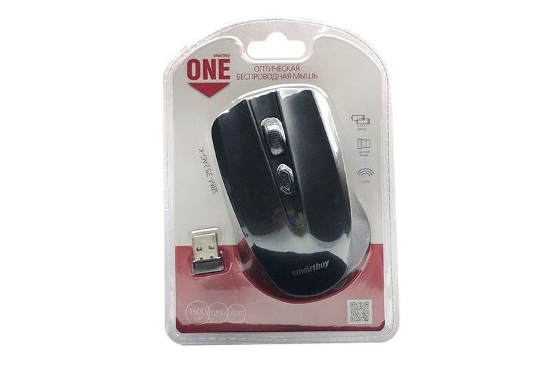 Мышь беспроводная (Smart Buy ONE 352) черная