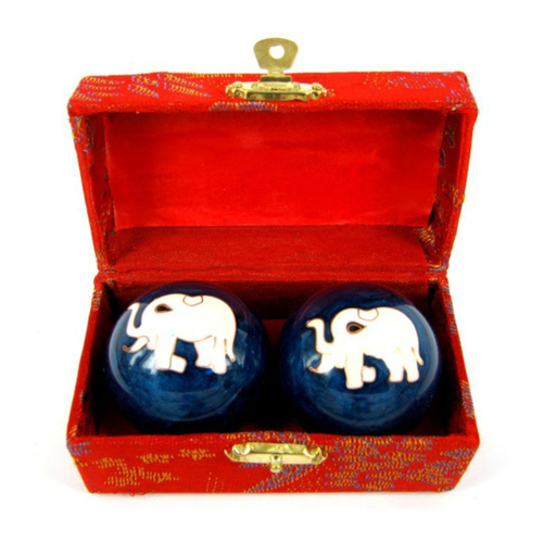 Шары баодинг поющие слоны синие 47 мм