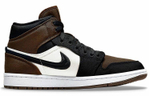 Кроссовки Jordan Air Jordan 1 Mid Se "Olive Toe" (Женская размерная сетка)