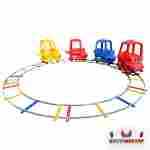 Аттракцион на рельсах «Светофорчик», 4 машинки