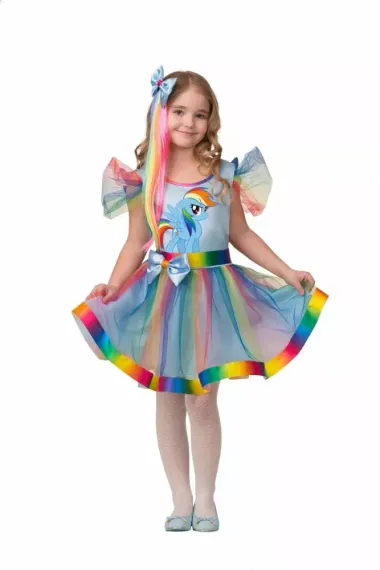 Карнавальный костюм Радуга Дэш рост 116 см., Батик