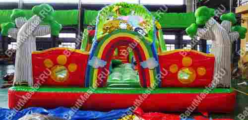 Коммерческий надувной батут "Лесные истории" 10*6*3,5 м