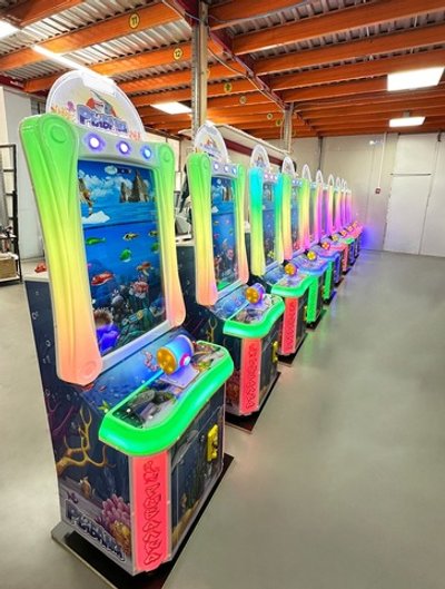 Детский автомат с видеоигрой «Рыбалка»