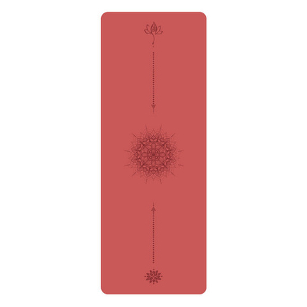 Каучуковый коврик для йоги Arrows Red 185*68*0,5 см нескользящий