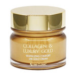 Крем для лица с коллагеном и золотом 3W CLINIC Collagen&Luxury Gold Cream 100 мл