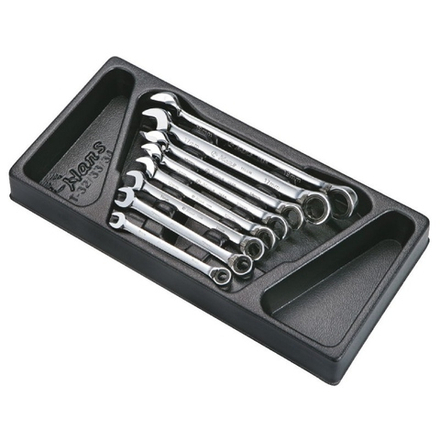 Ложемент ключи трещоточные с шарниром 8 предметов