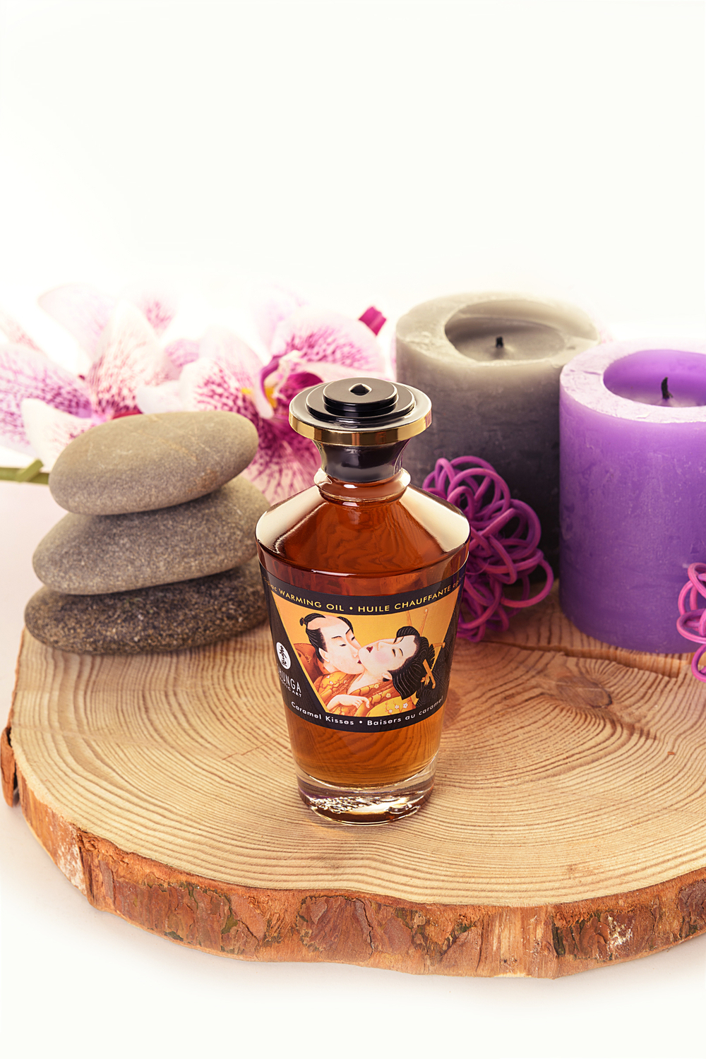 Shunga Съедобное масло для массажа. Карамель, 100 мл