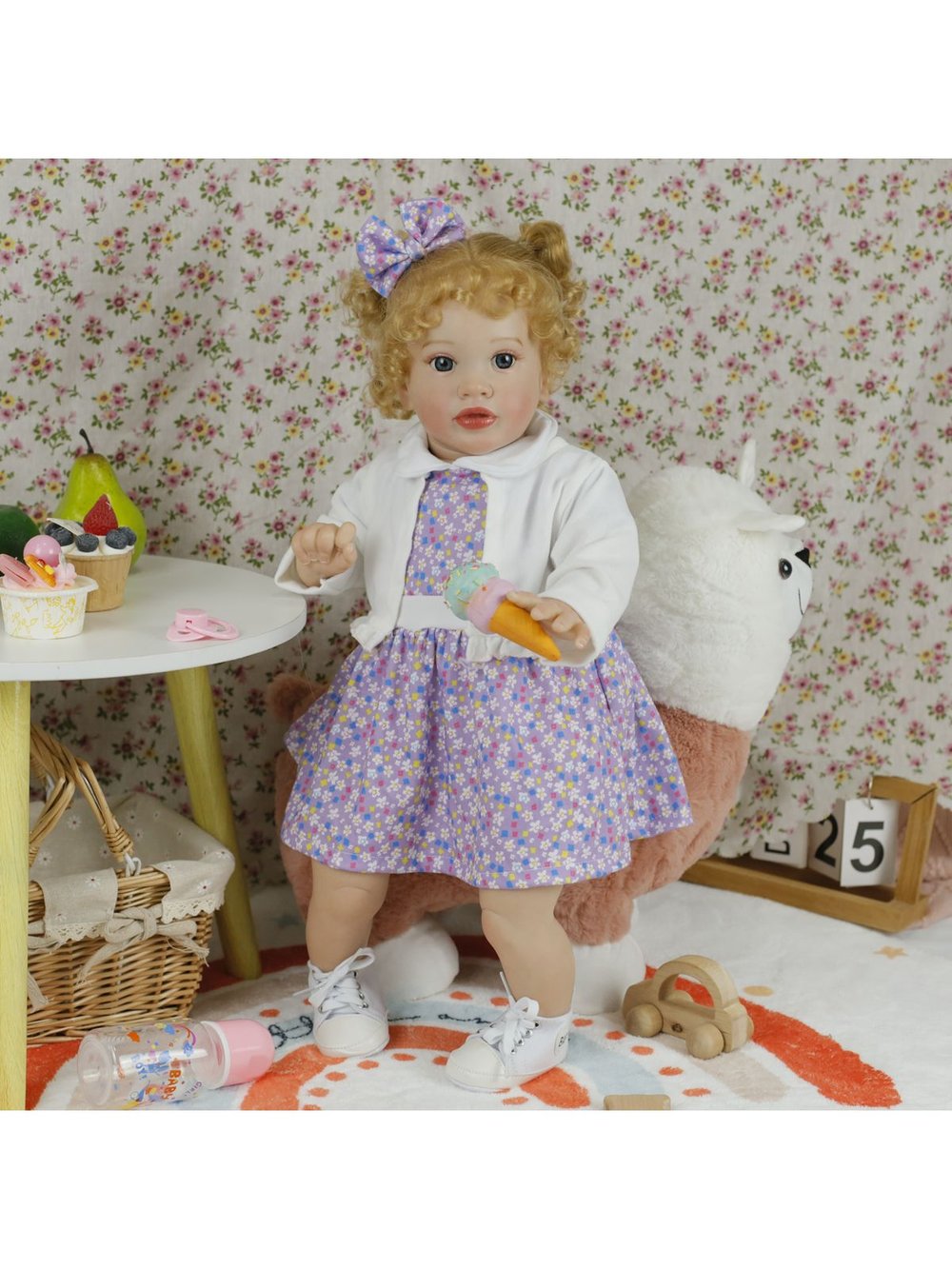 Кукла Реборн мягконабивная LifeReborn 60см (LR-019)