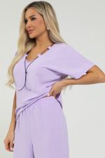 Костюм Свободный вечер НЬЮ (лавандовый) К12671-15 LT Collection
