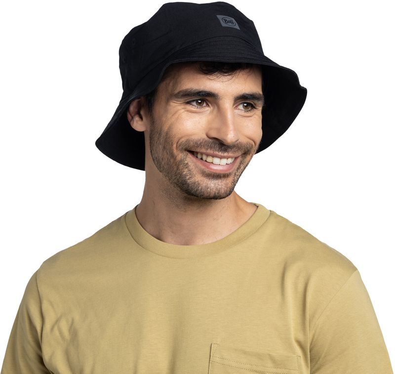 Панама Buff Adventure Bucket Solid Black Фото 3