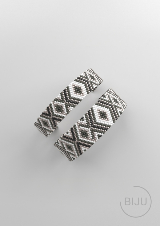 Схема PEYOTE, Схема браслета мозаичное плетение, узор из Miyuki Delica 11/0, файл PDF, №246