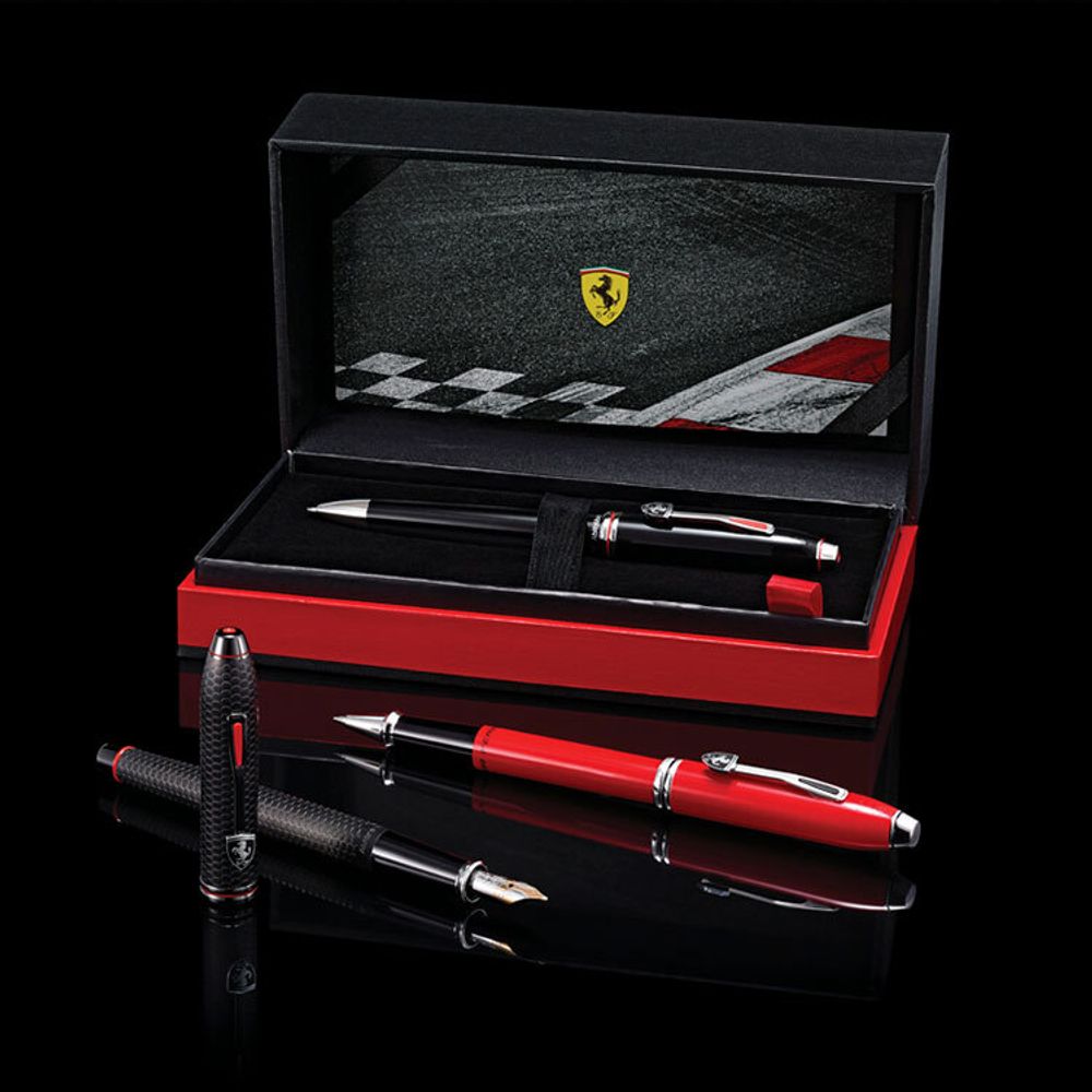 Шариковая ручка Cross Townsend Ferrari Glossy Rosso Corsa Red (FR0042-57) 2