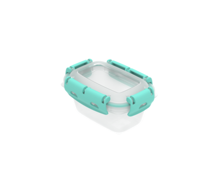 Контейнер пласт. 0,38л прям. 14,2х10х7см