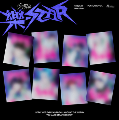 Альбом Stray kids "樂-STAR" (Rock Star) (POSTCARD VER.)